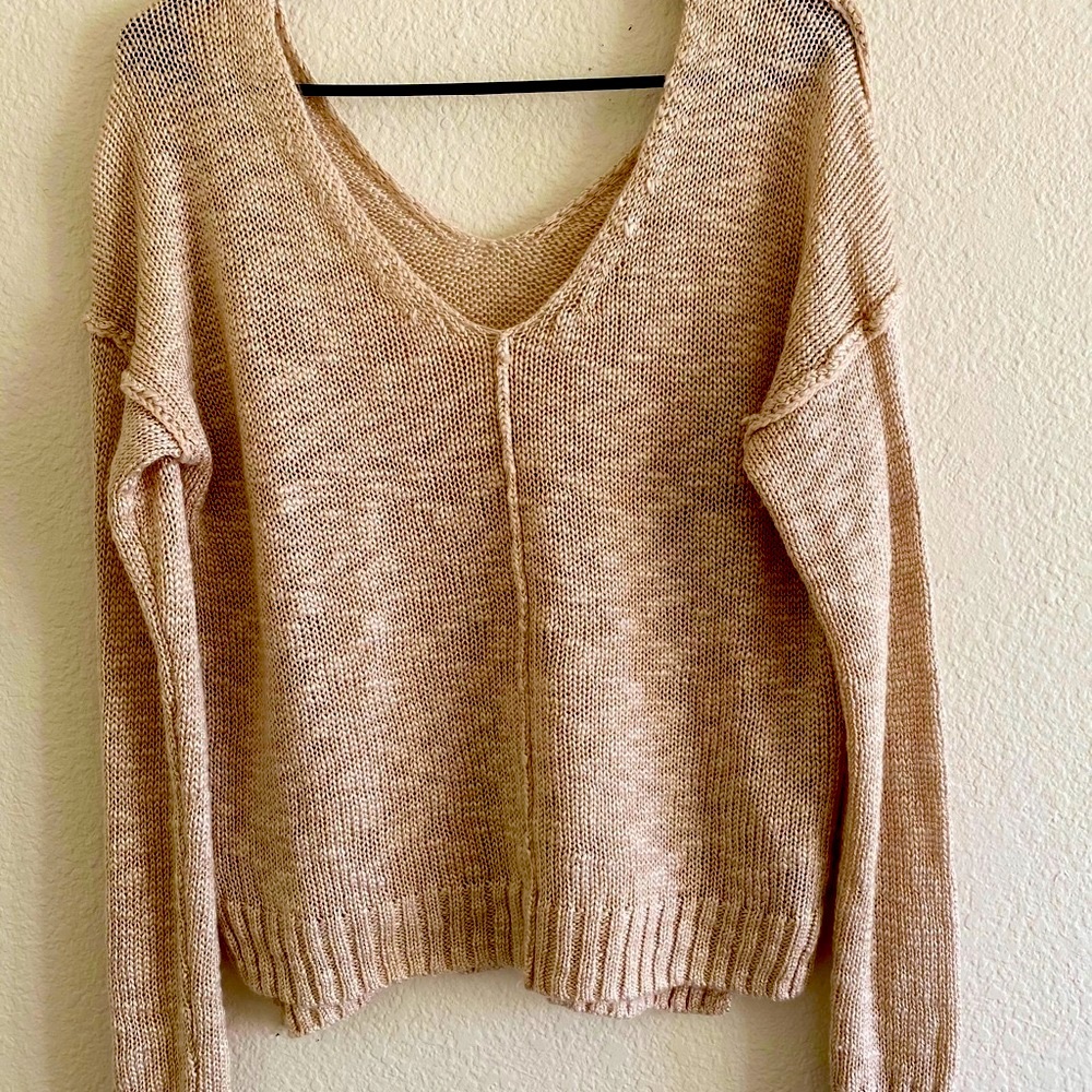Off the shoulder sweater